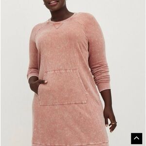 Torrid Cozy Fleece Pullover Dress
